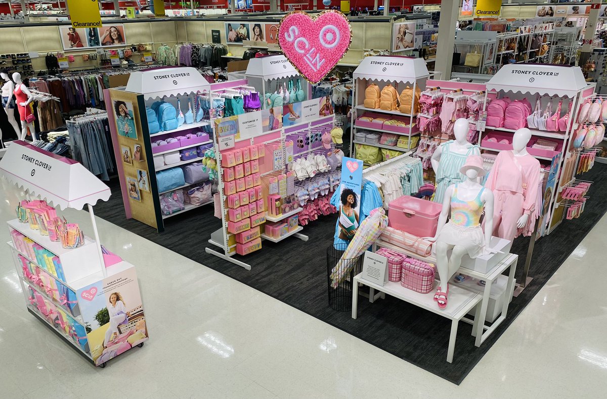 Carrie_Kay31's tweet photo. Stoney Clover Lane has officially launched here at 2357!! Loving all the bright colors and cute accessories!💜#StoneyCloverLanexTarget 
@JPDixon77 @AshMo2357 @BenHushbeck @KevinKaminski10 https://t.co/3lcz8DBKgW