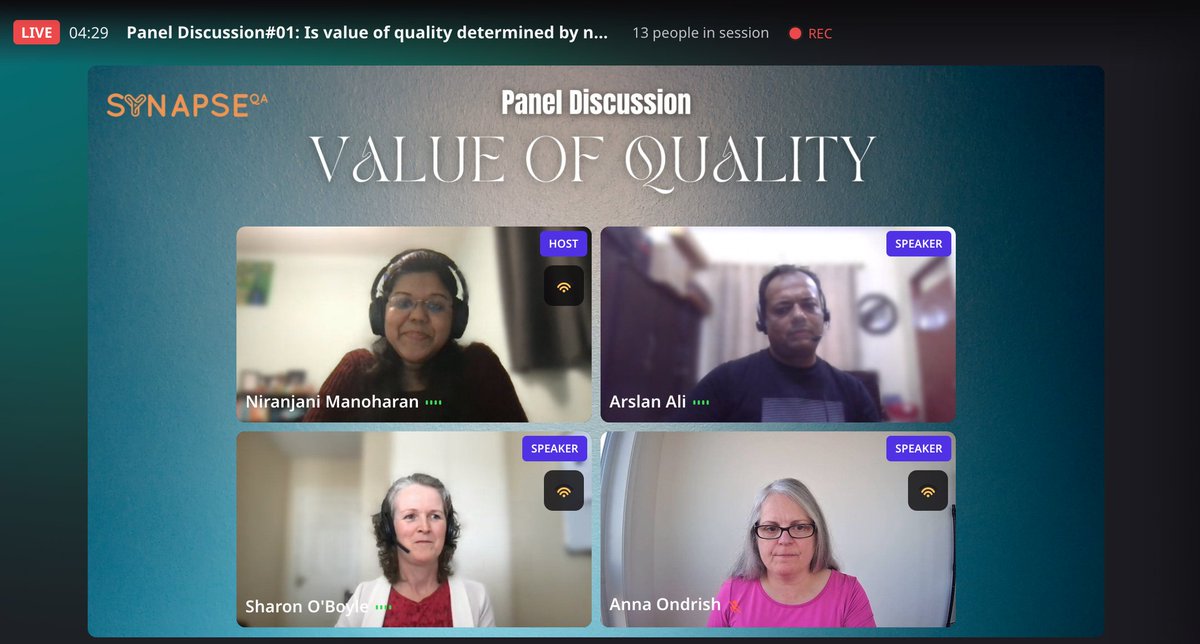 Loving this panel discussion <a href="/RanjaniRambles/">Niranjani | niranjani.eth</a>🤩! Some great points are being discussed🗒️