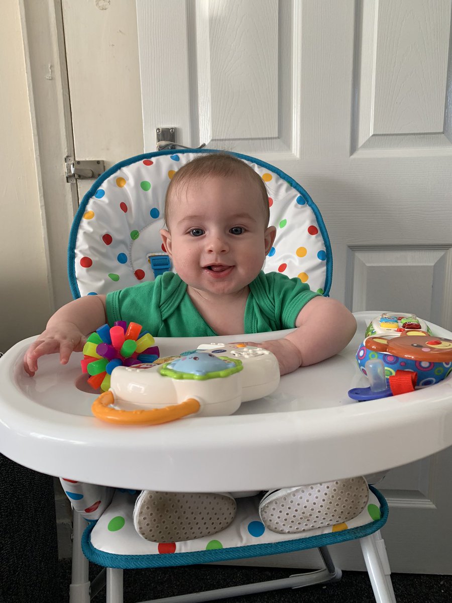 My clever little 23 week old can’t believe how quick he is growing up