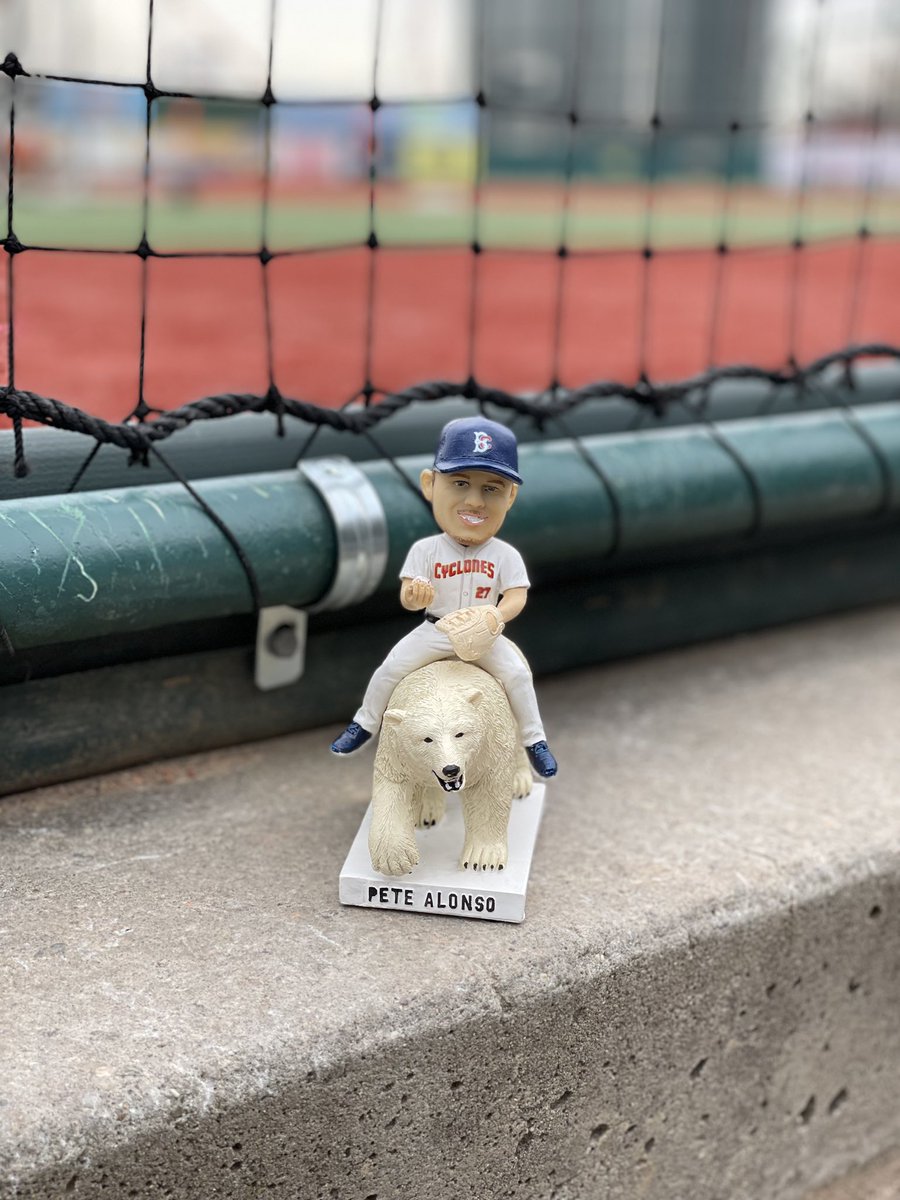 BKCyclones's tweet photo. 10 Days until Cyclones Opening Day ⚾️⚾️ 
As part of our 2 weeks of giveaways, today we are giving out a Polar Bear Pete Bobblehead!!             
Follow and retweet to be eligible to win 🐻‍❄️🐻‍❄️ https://t.co/E568mKL0qy