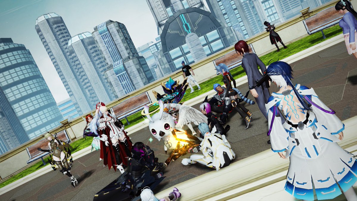 Zeomantic's tweet photo. Heard you liked cooking rappies and space tuna!

#npc_ship2p
#PSO2
#PSO2NGS 
#pso2jp
#ship2 https://t.co/DVCBtFGKTN