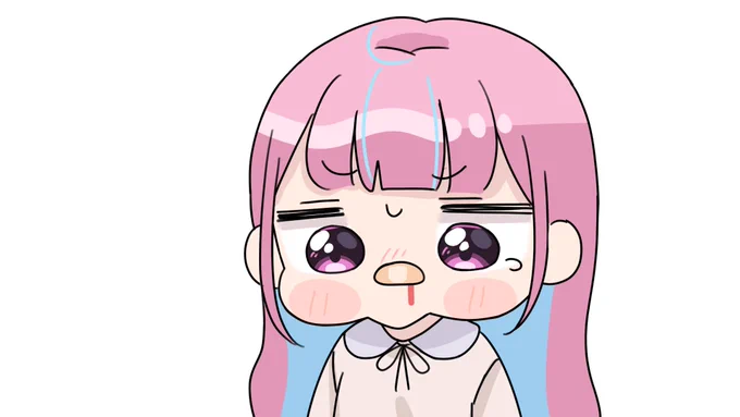 スマホを落として鼻を骨折してしまうあくたん

#あくあーと 
