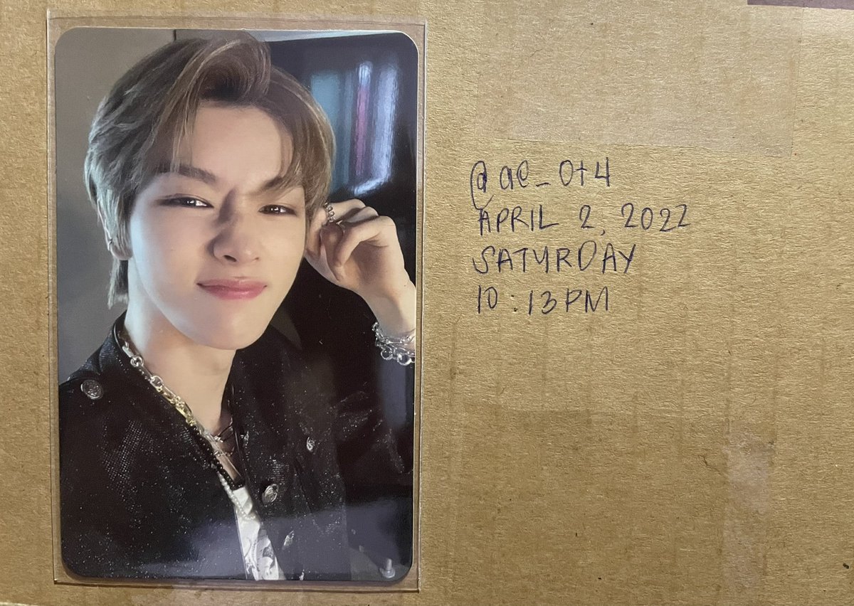 wtt lft nct pcs photocard

have: nct sungchan universe jewel case photocard / jw pc

want: any jaemin / sungchan pcs