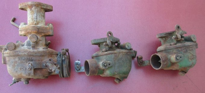 rusticrelics04's tweet photo. Vintage Marvel Schebler TSX-97 1 G 3 Carburetors John Deere TSX-356 Parts https://t.co/wP2aV6bw0Y via
@eBay #johndeere #Tractors #tractor #Carburetor #tractorparts #tools #farming #farmers #AgTwitter #Agriculture #vintage #oldtractors #Farmlife #Mechanic #Marvel #schebler https://t.co/Lk5gHGaUEY
