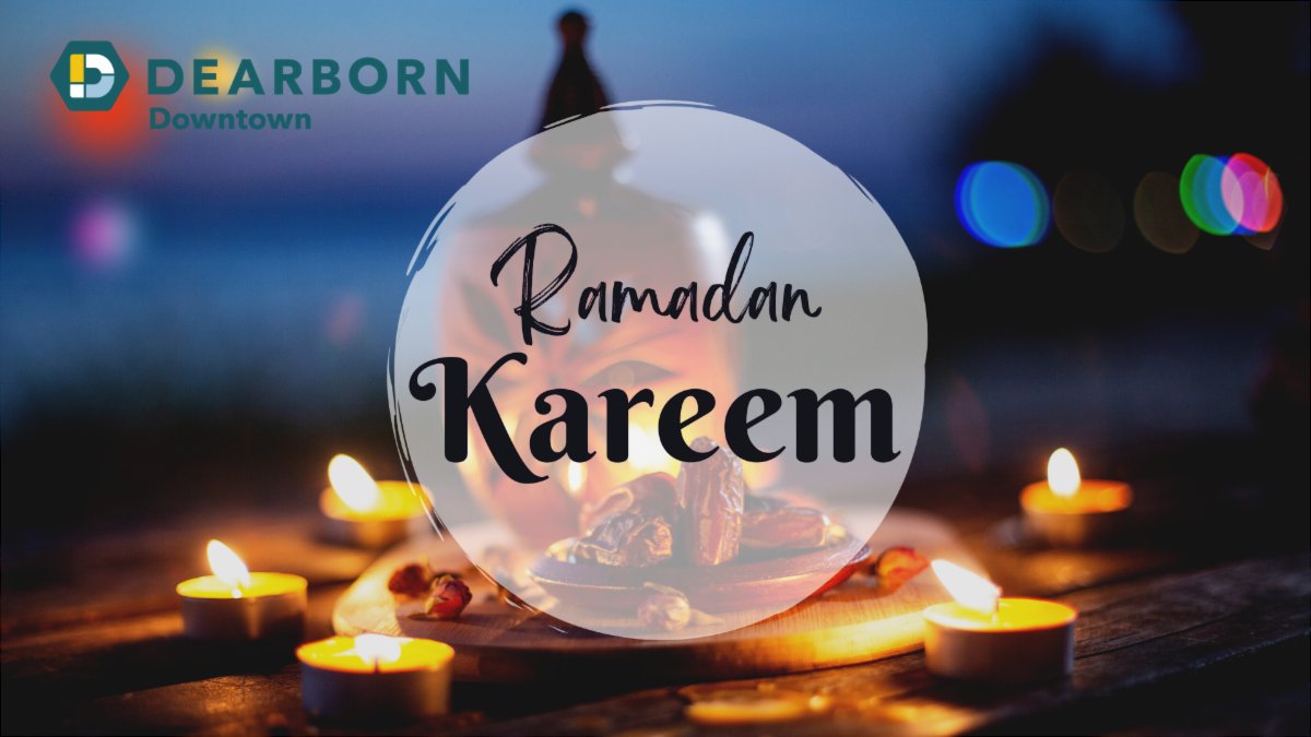 DearbornDtown's tweet photo. Ramadan Kareem! Wishing everyone a safe and blessed time during the holy month. ☪️

Lots of good things happening around #Dearborn in April, read the monthly #DowntownDearborn eblast for more! https://t.co/U6MtpI4Lv3 https://t.co/urcsHAPkao