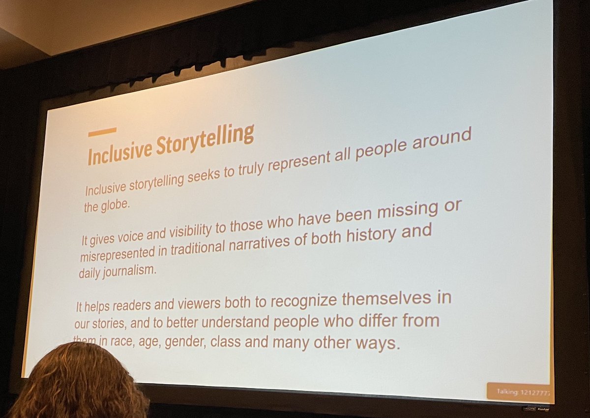 merediting's tweet image. Thrilled that there’s a whole new #APStylebook chapter on Inclusive Storytelling &amp;amp; Language. 

“It is not a ‘topic’ to be explored here and there. [It] should be part of everyday conversations, decision-making and coverage.”

#ACESEmerge #ACES2022