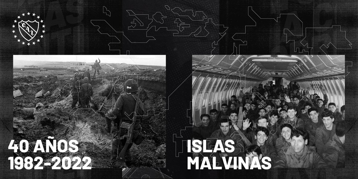Independiente's tweet photo. Hoy, como siempre: #MalvinasArgentinas.

En el Día del Veterano y de los Caídos en la guerra de Malvinas, saludamos y honramos con respeto a quienes defendieron nuestra patria. https://t.co/nGpQVaCY6X