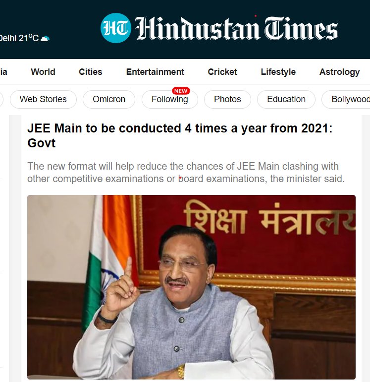 ark_tara's tweet photo. Last year Education Minister @DrRPNishank sir promised students that they will conduct JEE Main 4 Attempts from 2021. Now they are going back on their promise that too 45 days before the exam.
@dpradhanbjp @DG_NTA @vineet_k26

Student's demand is genuine!!
#JEEStudentsWantJustice https://t.co/CnvqNwkQ6U
