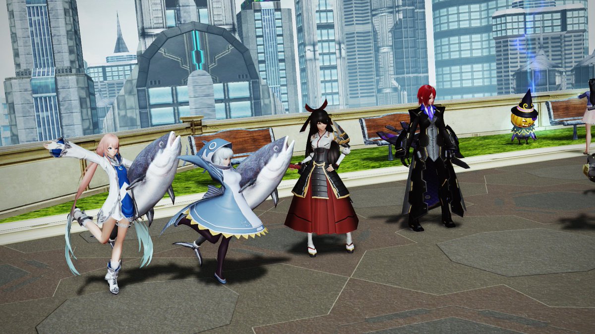 Zeomantic's tweet photo. Heard you liked cooking rappies and space tuna!

#npc_ship2p
#PSO2
#PSO2NGS 
#pso2jp
#ship2 https://t.co/DVCBtFGKTN