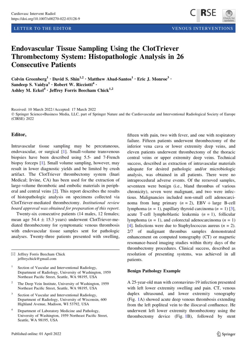 Jeffrey F. B. Chick, MD, MPH tweet media