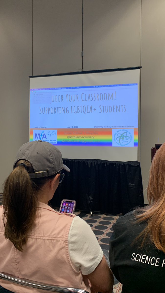 Tmitchell91's tweet photo. Excited for another fun day at #NSTA22 this session looks awesome! #queer #LGBTQIA https://t.co/QRq1NmuCOu