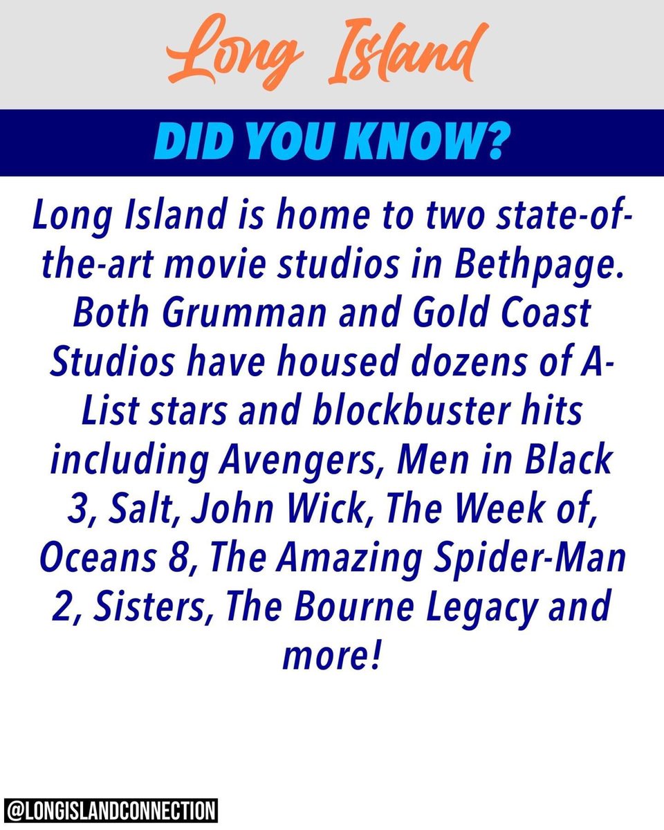 Did you know that Long Island was home to two major movie studios?
 #long island #LongIslandConnection #longislandhistory #onthisdayonlongisland