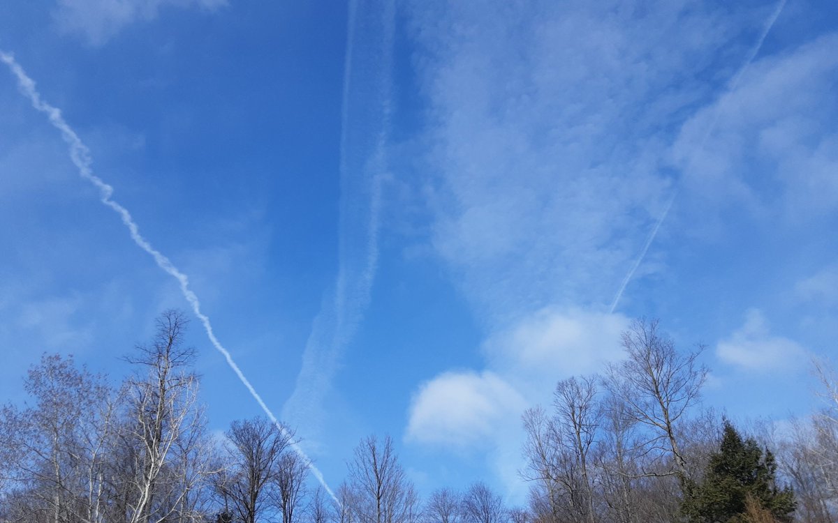 wfinalle57's tweet photo. April 2nd 2022 10:15 AM
Good Morning #Pennsylvania
Your benevolent government overlords are freshening the air you breathe with #EvilFDA approved neurotoxins to enhance your happy oblivious lives!
Whatever you do, don't #startlookingup at the noxious sun blocking #chemtrails https://t.co/rEmdQxmg0U