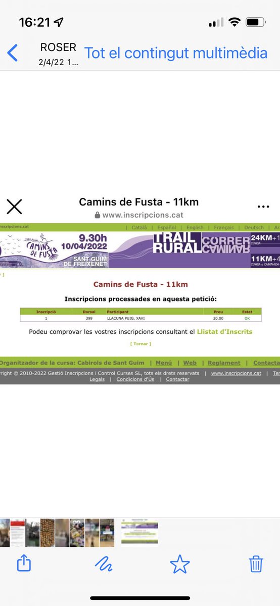 Jo ja hi sóc, i tu, no t’agraden les #trailrunning ? Doncs aquesta és espectacular i al centre de #Catalunya #CaminsdeFusta <a href="/CaminsFusta/">Camins de Fusta</a> #SantGuimdeFreixenet