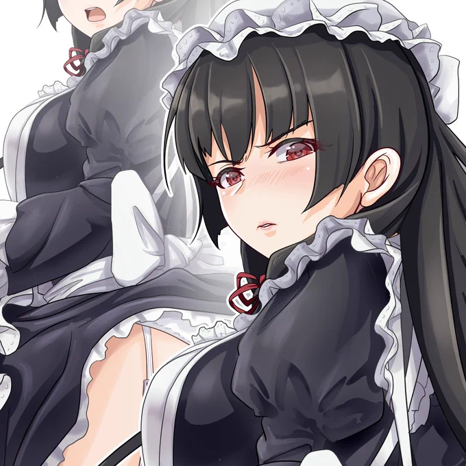 【無料版・高画質】磯風とメイドとおパンツ(健全差分)|tk8|pixivFANBOX https://t.co/Mma275XOTf #艦これ #磯風 