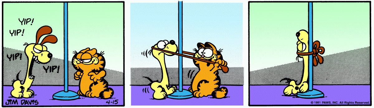 garfieldnastur1's tweet photo. #1032 Viñeta del 15 d'Abril de 1981 https://t.co/cfuonEXWlX