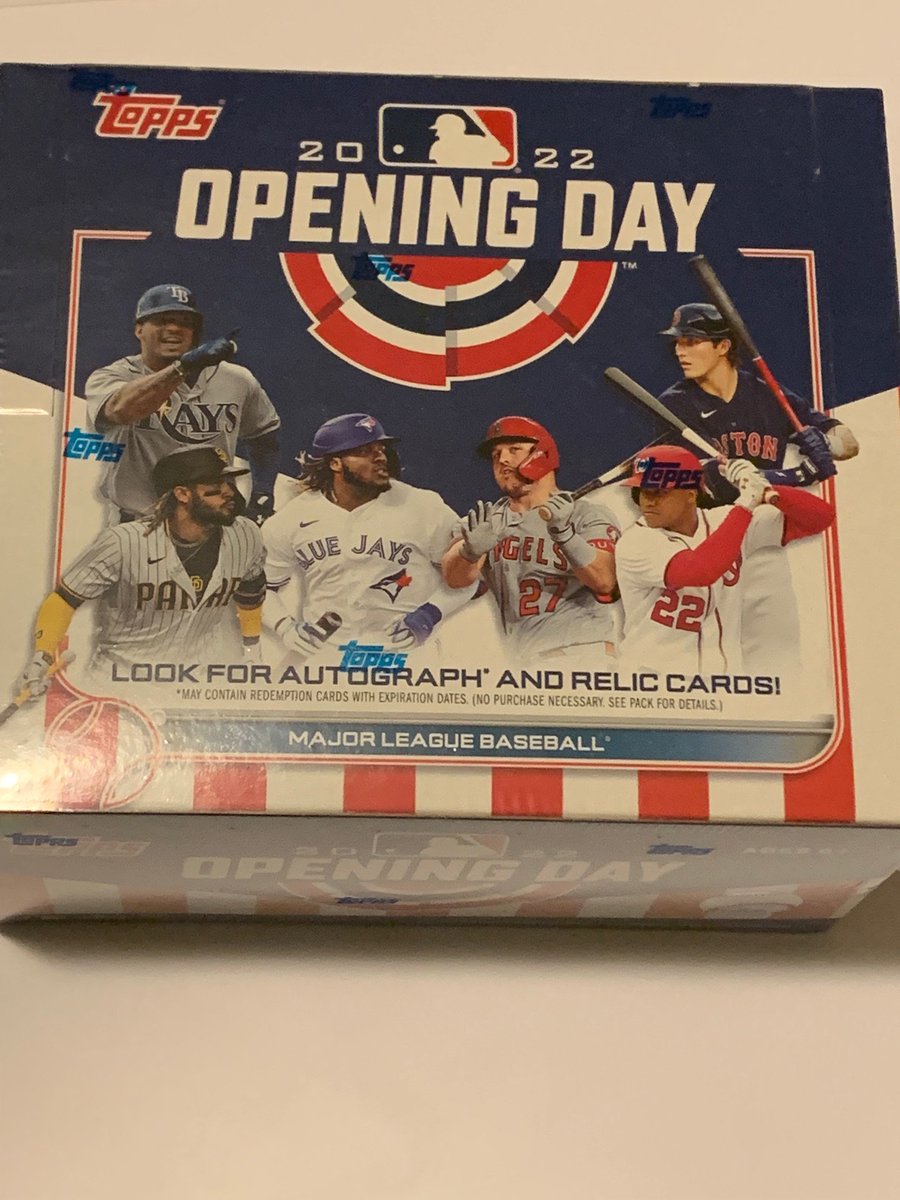CardPurchaser's tweet photo. To celebrate 2 years of CardPurchaser I will be giving away a 2022 Topps Opening day hobby box! 

-Follow @CardPurchaser 
-Retweet this tweet
-Like this tweet

Winner drawn from RTs on Sunday 4/3 at 9pm. USA shipping address please. https://t.co/GKvhQdxp6C