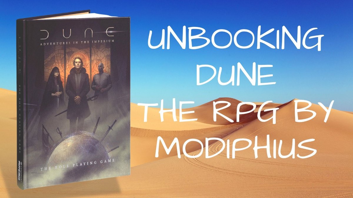 gmsmagazine's tweet photo. Released the #unbooking of @Modiphius Dune #RPG. Has it met expectations and been worth the amount of money I had to pay to get my hands on it? https://t.co/opoFvHK3lO https://t.co/xdD7RufRZ6