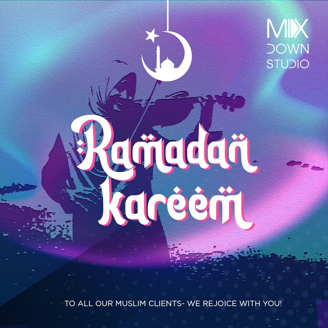 StudioMixdown's tweet photo. May Allah bless you and keep you safe during this period. 
Kareem Ramadan. 

#ramadan #ramadankareem https://t.co/W4Oe5DERC4