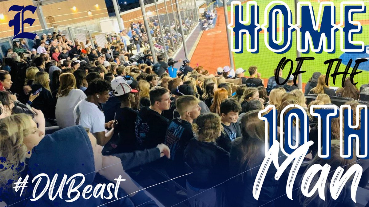 WERaiderBB's tweet photo. “One of the best high school baseball atmosphere’s you’ll ever find. The 10thMan is for real.”- Ben Edge

“That’s a special environment. Do they stay all night and stand there yelling the whole time?”- Opposing Coach
@WERaiderFB @WEHS_Raiders @WEABCBooster @BarstoolWEHS #DUBeast https://t.co/gdPsAsumfA