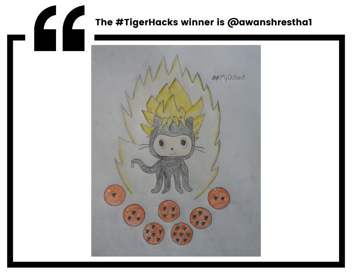 GitHubEducation's tweet image. 🖌️🎨 Check out these winners of the @GitHubEducation #MyOctocat contest 🎊
 
🚩 @beonsthaa for #HackKState
🦆 @creamcakex for #KH2021
🐯 @KatelynDyke and @awanshrestha1 for #TigerHacks