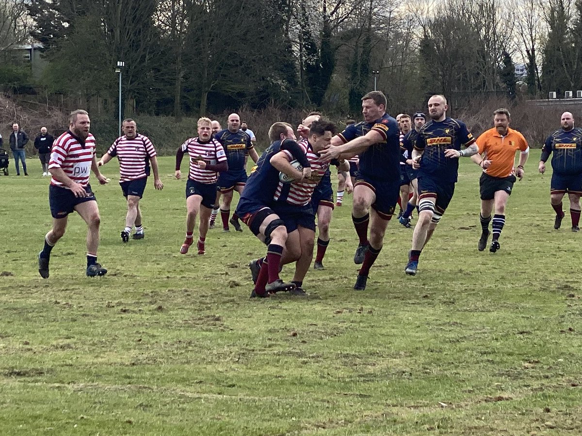 2 Lancs club visits today. Stop number 1 <a href="/BroughtonRUFC/">Broughton RUFC</a> V <a href="/aldwinians_rufc/">Aldwinians RUFC</a> Good match and some cracking nick names 😂 Grassroots @lancashirerugby at its best 👏🏼🏉🌹