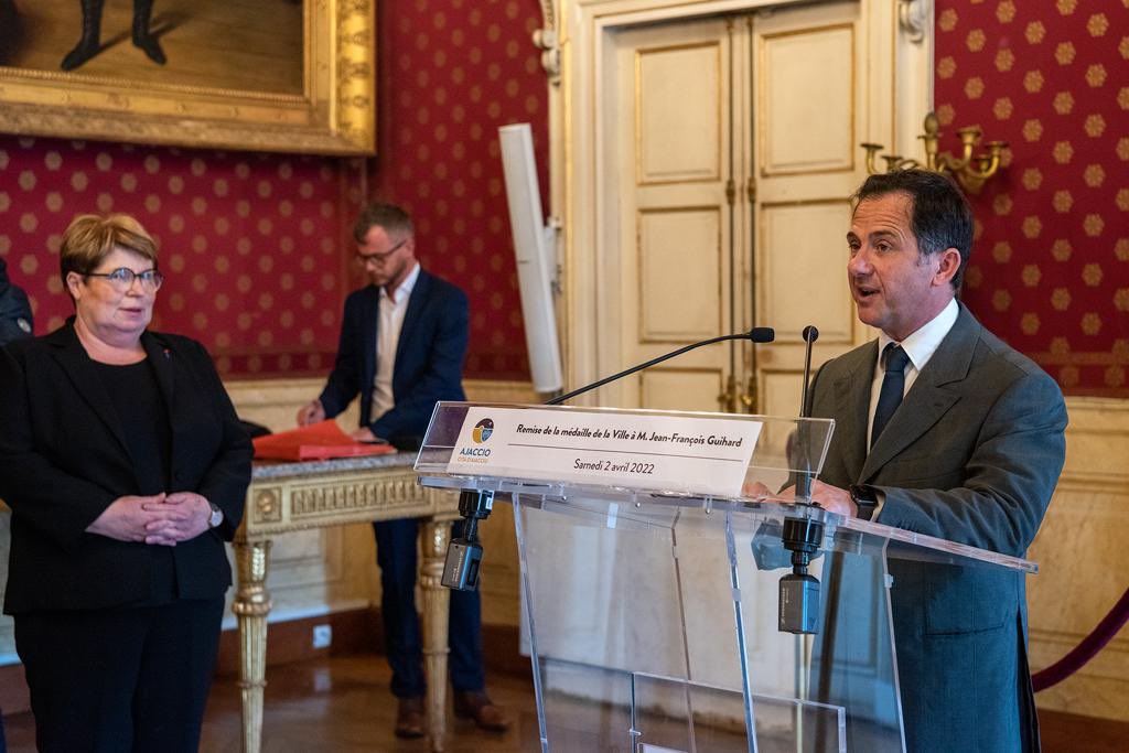 VilledAjaccio's tweet photo. 🏅 Réception dans le cadre de la finale du concours du « Meilleur apprenti de France Boucher » qui se déroule du 3 au 4 avril à #Ajaccio, des membres de la #CFBCT représentée ici par la vice-présidente Madame Jacqueline Riedinger-Balzer. https://t.co/n9JWkRCZRx