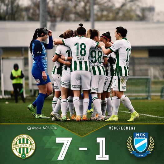 Canucks_Abroad's tweet photo. 🇭🇺 Női NB I

🇨🇦 Chandra Bednar (@chandrabednar) had the start in goal for @Fradi_HU this morning, in a 7-1 win over MTK.

#FradiHU | #CanucksAbroad #wsoccerCa

📷: FTC Női Labdarúgás/Facebook https://t.co/7wE9kwln0c