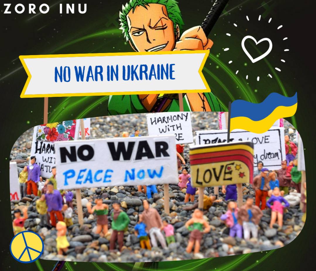 ⚛️$ZORO is growing rapidly and is well received in Russia and Ukraine. 

 ✈️Zoro Inu is the embodiment of peace itself!🕊

👉Join the discussion in our community:  t.me/ZoroInuGroup
#ZoroInu #NFT #BSC