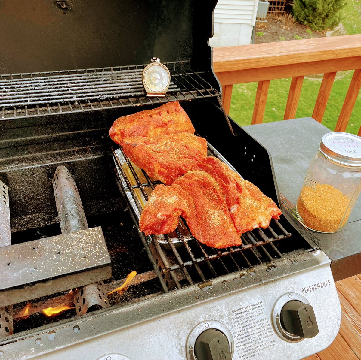 Butts on the grille! T minus 12 hours, give or take.