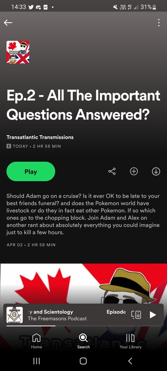 open.spotify.com/episode/7jCE2a…

The second installment is now available! We had such a laugh recording this as you can tell!!!! Feedback is greatly appreciated!!! #podcast #uk #canada #comedy #friends #pokemon #cruises #funeral