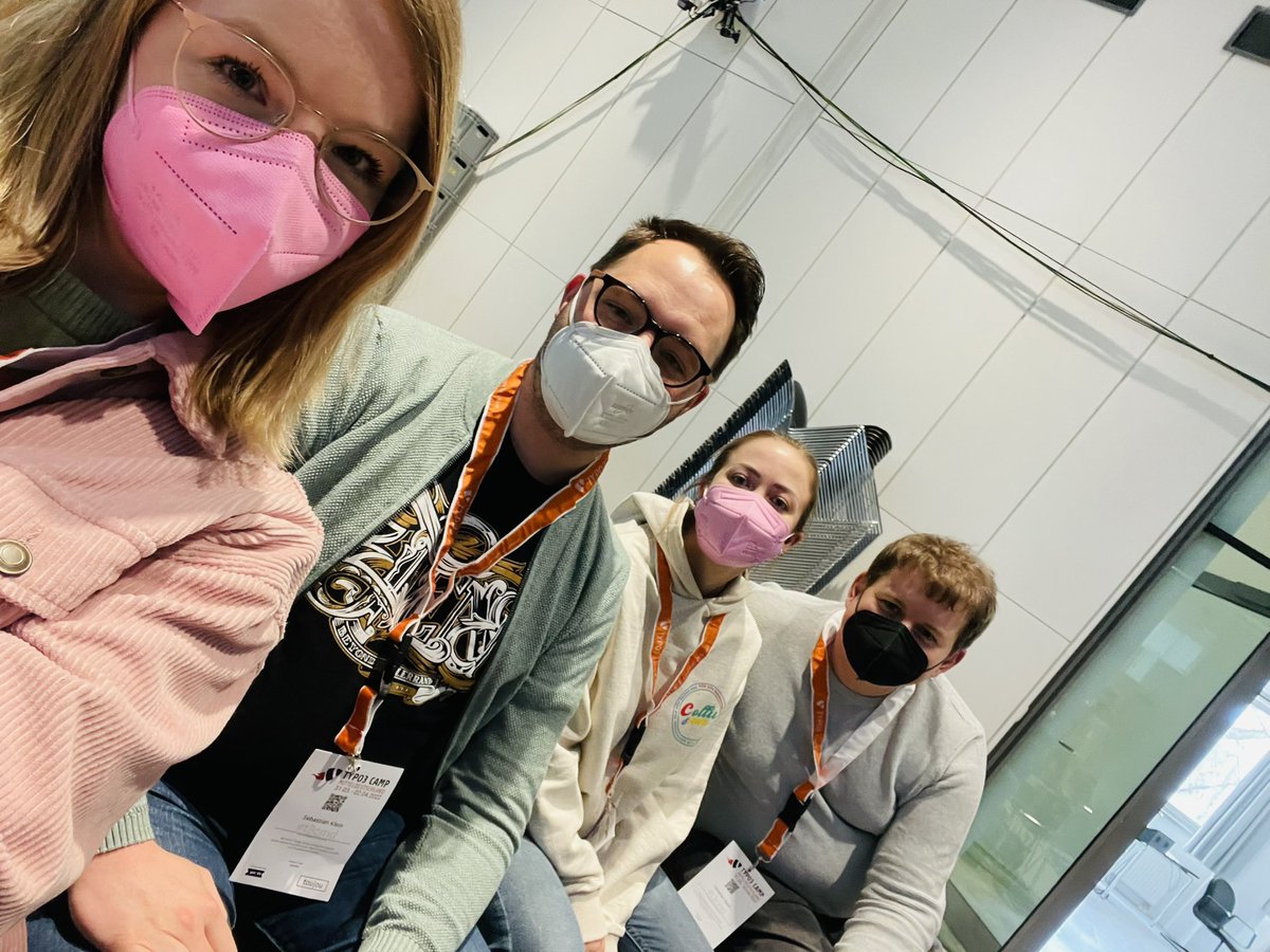 Geschafft 🥳 tschüss #dresden und danke an das #t3cmd 🙂 #TYPO3 #typo3community 🧡