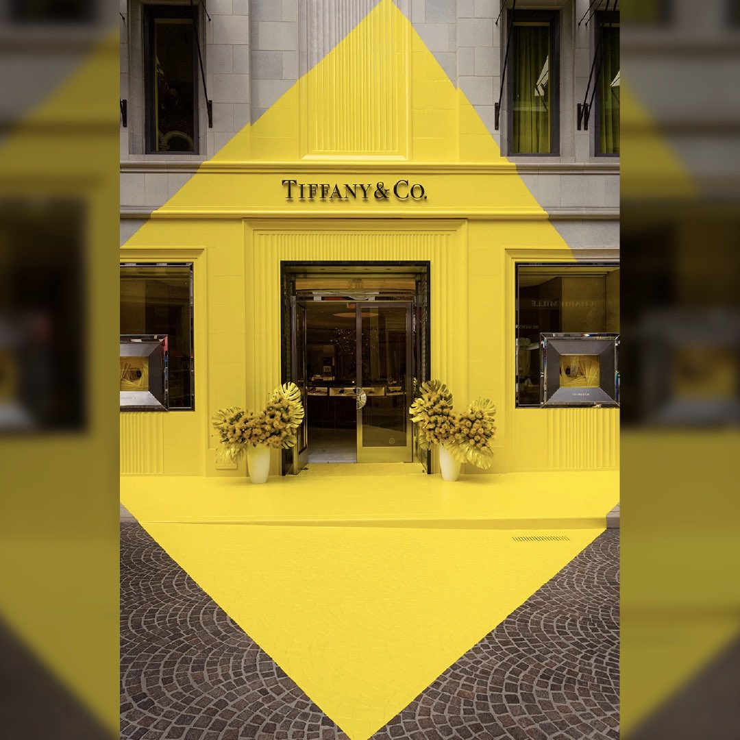 Everyone thought <a href="/TiffanyAndCo/">Tiffany & Co.</a> was joking about testing yellow as a new brand color last #aprilfools but it wasn’t a joke! Listen now: podcasts.apple.com/us/podcast/wil…