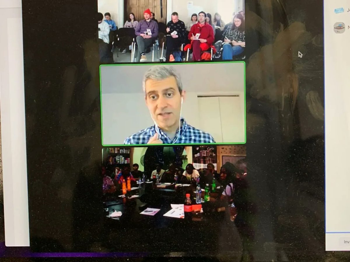 nibcardgames's tweet photo. Day 1 of the Creative Lab Workshop between @nibcardgames and @nowplaythis .
Photo 1: Abuja Camp
Photo 2: London Camp
Photo 3: Zoom Camp 😃
#npt2022 #CampDesign #TabletopGamesEnthusiasts #NIBCARDGames https://t.co/SjQOKWJ7Z2