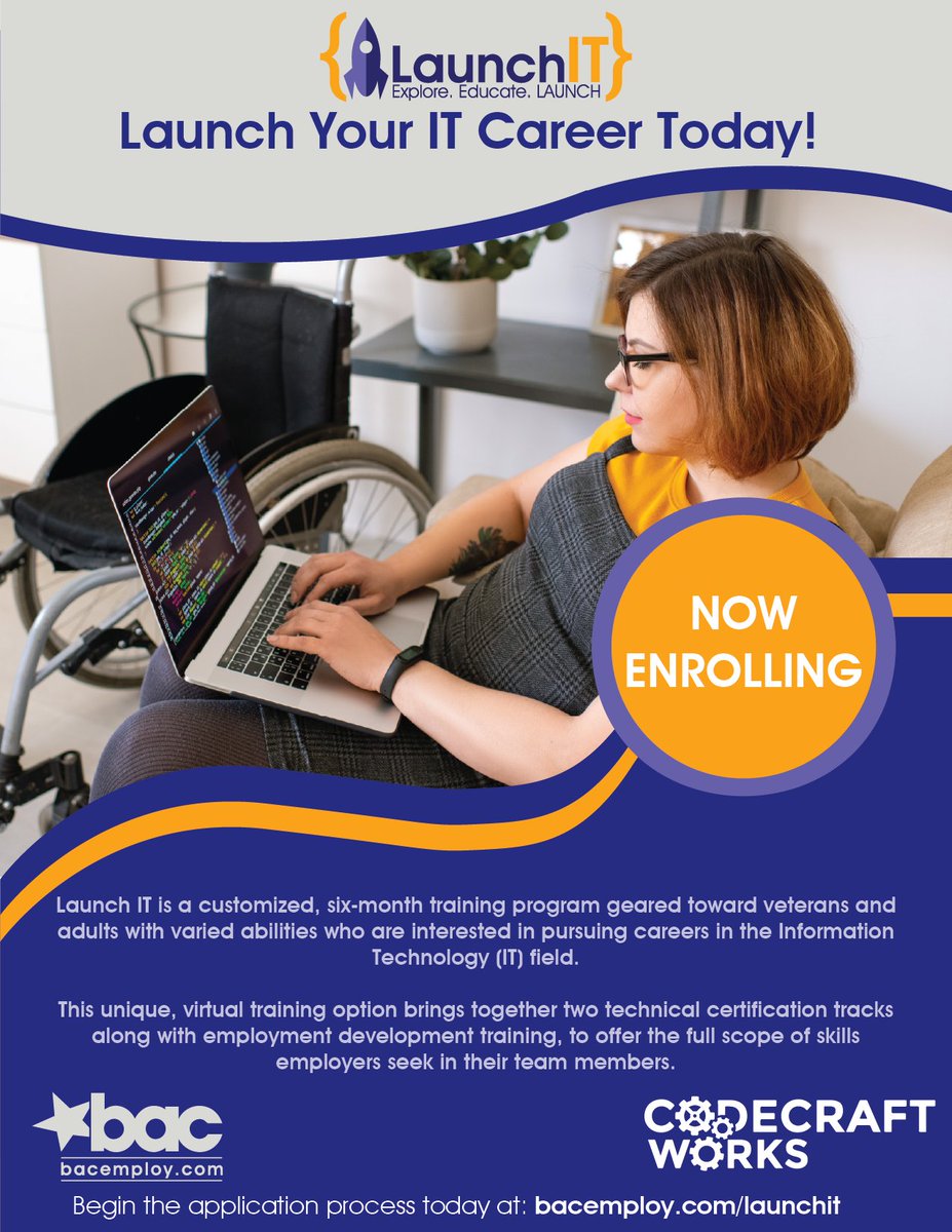 BACEmploy's tweet image. 𝗔𝗰𝗰𝗲𝗽𝘁𝗶𝗻𝗴 𝗔𝗽𝗽𝗹𝗶𝗰𝗮𝘁𝗶𝗼𝗻𝘀 𝗡𝗼𝘄!

bacemploy.com/launchit

#LaunchIT
#CodecraftWorks
#EmployEmpower
#PowerOfBAC