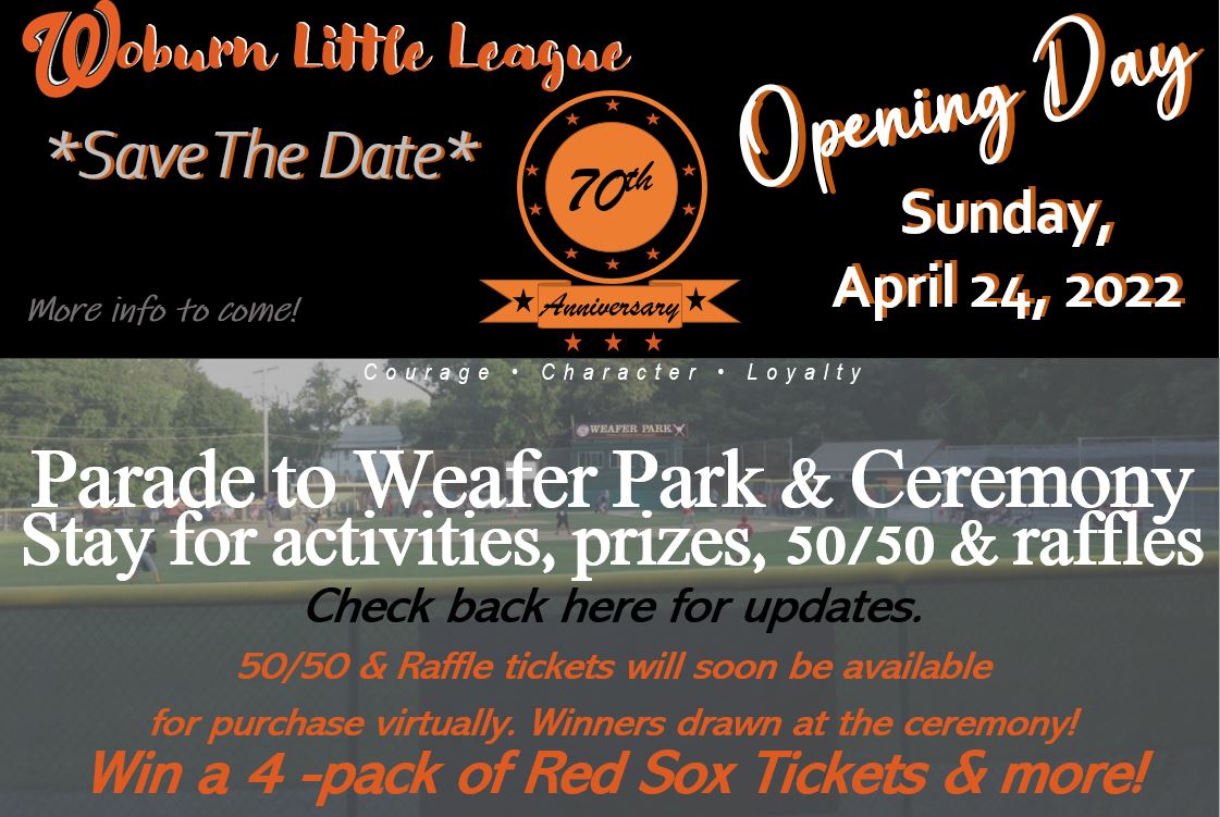 It's April, and you know what that means! Opening Day is right around the corner. Our 2022 Spring Season kicks off Sunday, April 24th with our annual opening day ceremony, activities, and games. Stay tuned for more information.