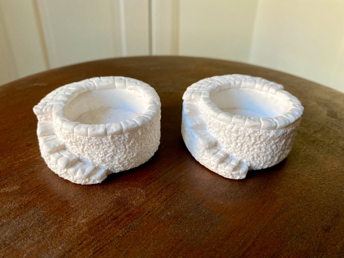 tartan_beastie's tweet photo. Took some time this week to create a pair of stone well tea lights holders.  Can’t wait to get these painted up! 

#handmade #polymerclay #creative https://t.co/hxOJ25RgU0