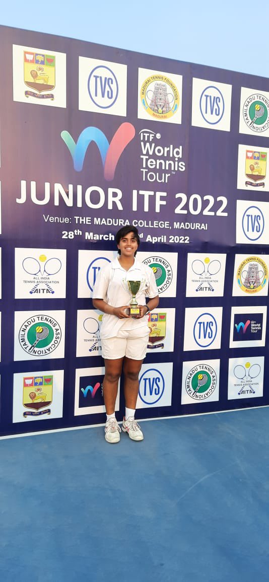 bigvish10's tweet photo. Congratulations to our player Nandini Dixit on Winning the Doubles Title at the ITF Juniors held in Madurai! #thetennisproject #Gurgaon #tennis @AITA__Tennis https://t.co/UOsm96r6IH