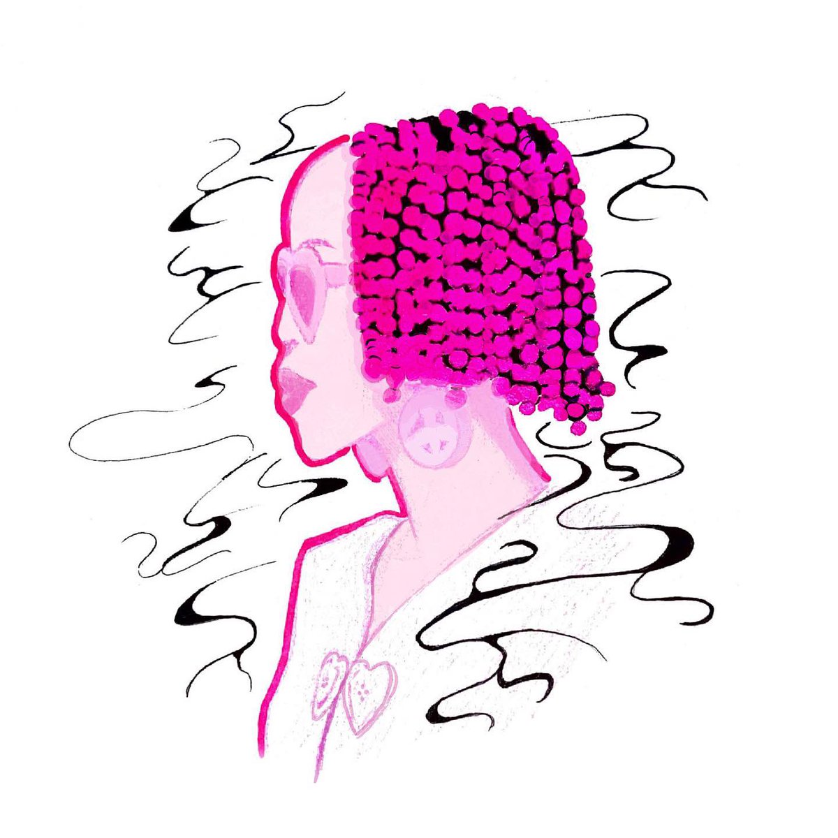 Friday night doodle💕