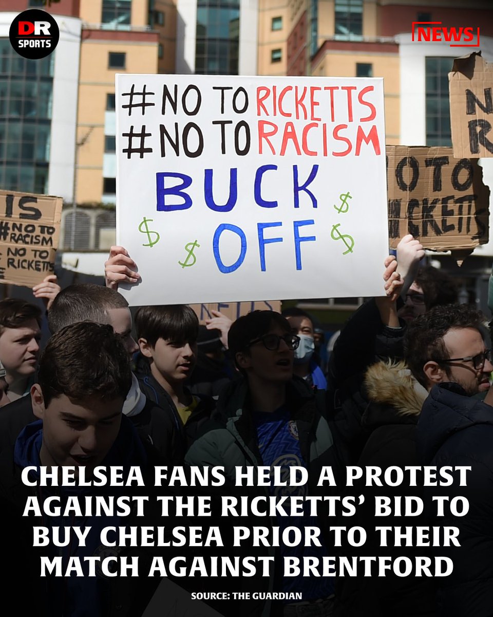 drsportsmedia's tweet image. A Chelsea Supporters Trust survey found that 77% of polled fans don't support Ricketts' bid for the club! 🔵

The family were previously involved in the emergence of alleged Islamophobic emails. 😔

#Ricketts #ChelseaFC #CFC