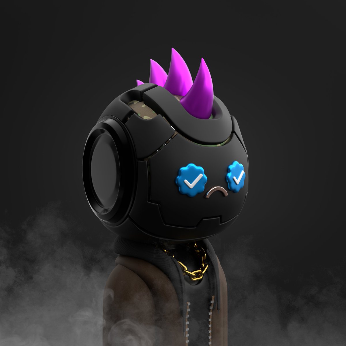 extramediumDET's tweet photo. I'm VERY excited to get my Sad Bots in my @oncyber_io gallery!! Looking forward to this announcement and doing a full walk around of these guys: 

#NFT #3dart @Beyond_Bullish https://t.co/9dI1siD9FU