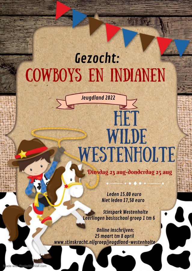 De inschrijvingen stromen al mooi binnen. Heb je dit nog niet gedaan? Het kan nog een weekje! 

stinskracht.nl/pagina/jeugdla…