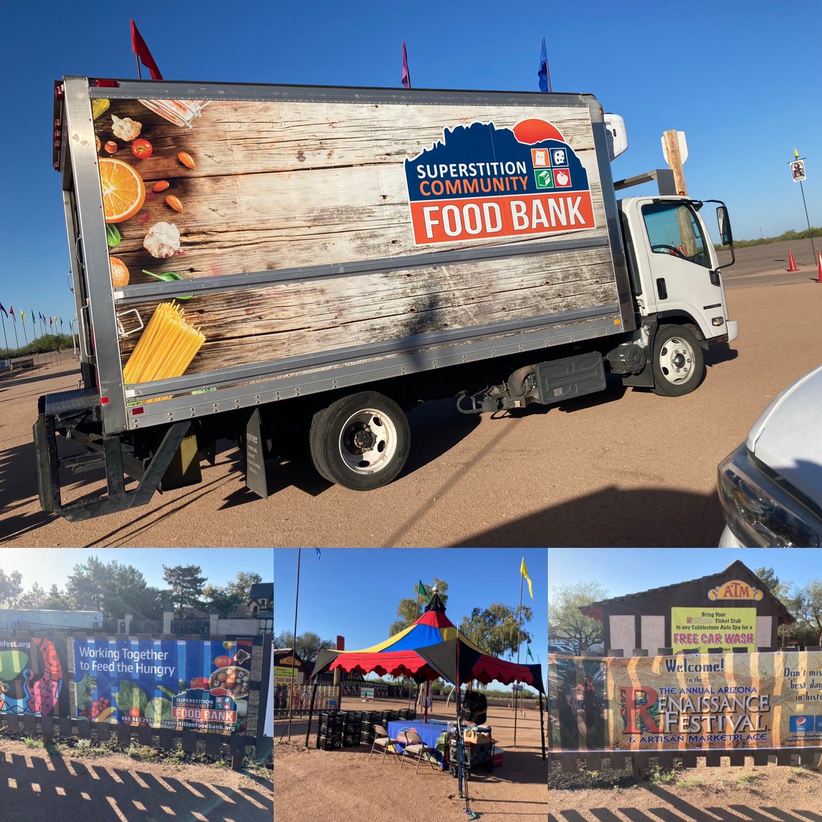 Support the Food Bank this weekend by attending the Renissance Festival. FREE Child admission with 3 cans/non-perishable food donation. 

#superstitionfoodbank #renaissancefestival #donatefood #fun