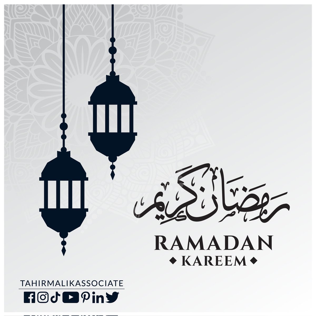 TMAssociate's tweet image. Ramadan is also a time for spiritual reflection, prayer, doing good deeds and spending more time with family and friends.
Stay blessed, stay healthy!

 #ramadan #ramazan #ramadanmubarak #fast #roza #islam #muslim #pakistan #tahirmalikassociate #ibadat #ramadanblessings