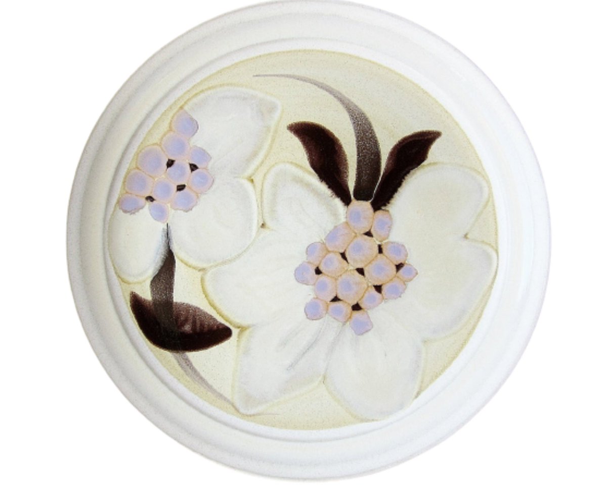 jarmgirl's tweet photo. Noritake Oriental Garden Large Dinner Plate Flower Power Retro 1970s Folkstone Stoneware Vintage White Flowers With Purple Pink Centers https://t.co/S2neN9CXf1 #white #housewarming #easter #purple #ceramic #noritakepottery #orientalgarden #largeplate #dinnerplate https://t.co/dwkvekUPS2
