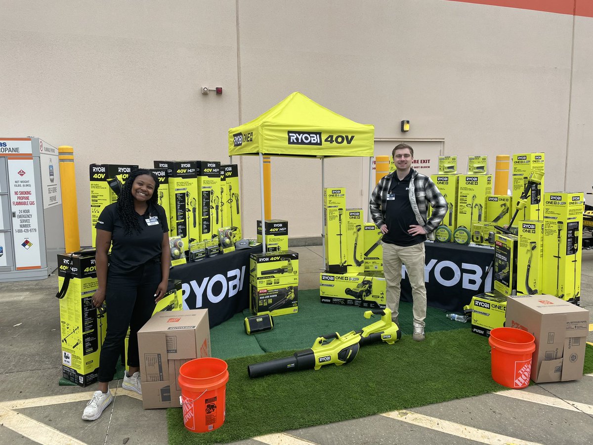 Miriah Richardson has a great workshop event today at Jasper Home Depot. Stop by and see Miriah for all of your Ryobi needs! <a href="/RYOBItoolsusa/">RYOBI Tools USA</a> <a href="/miriahhrichie/">miriah</a> <a href="/1sherredavis/">Sherre Davis-Hood</a> <a href="/HomeDepot/">The Home Depot</a> #experiencethepower #brushlessinnovation