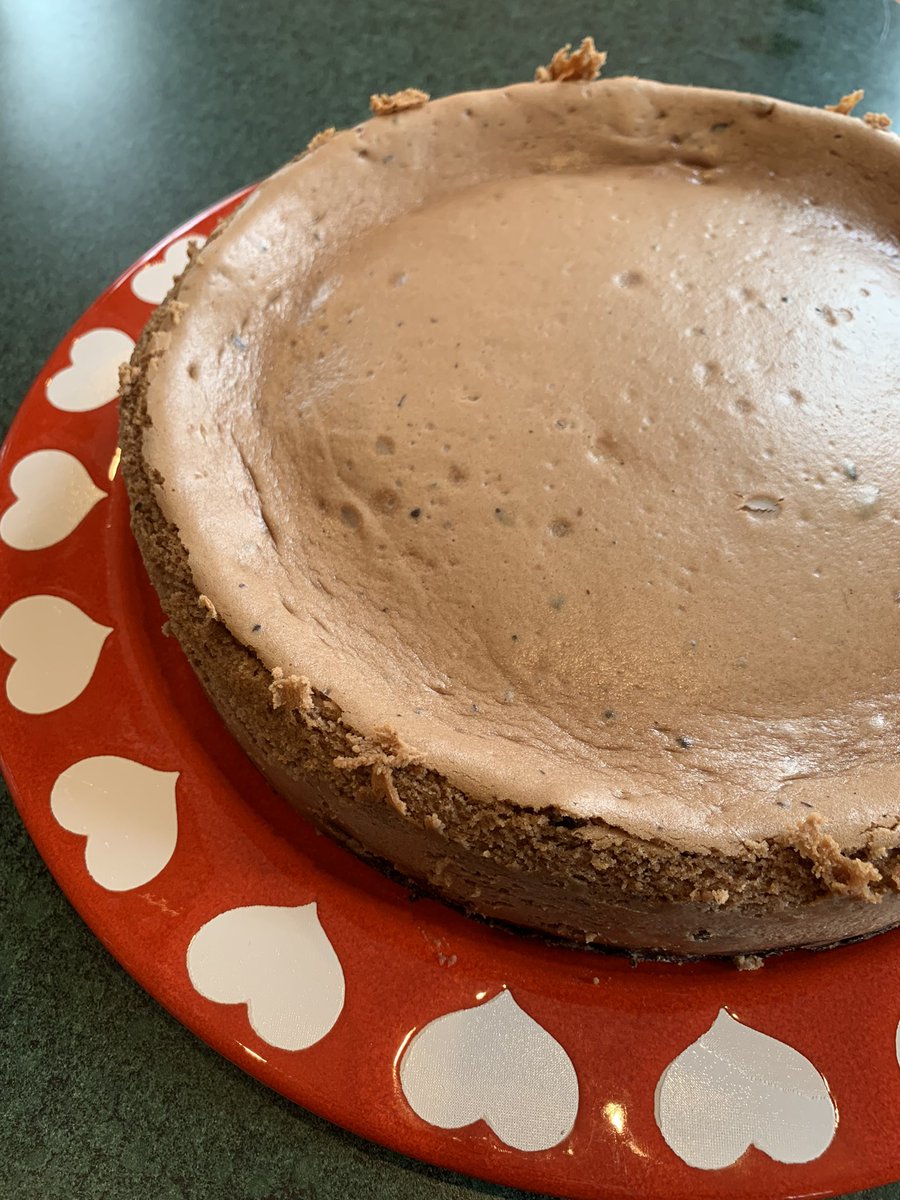 #triplechocolatecheesecake #cheesecakebible @chefGeary looks so good I can’t wait!