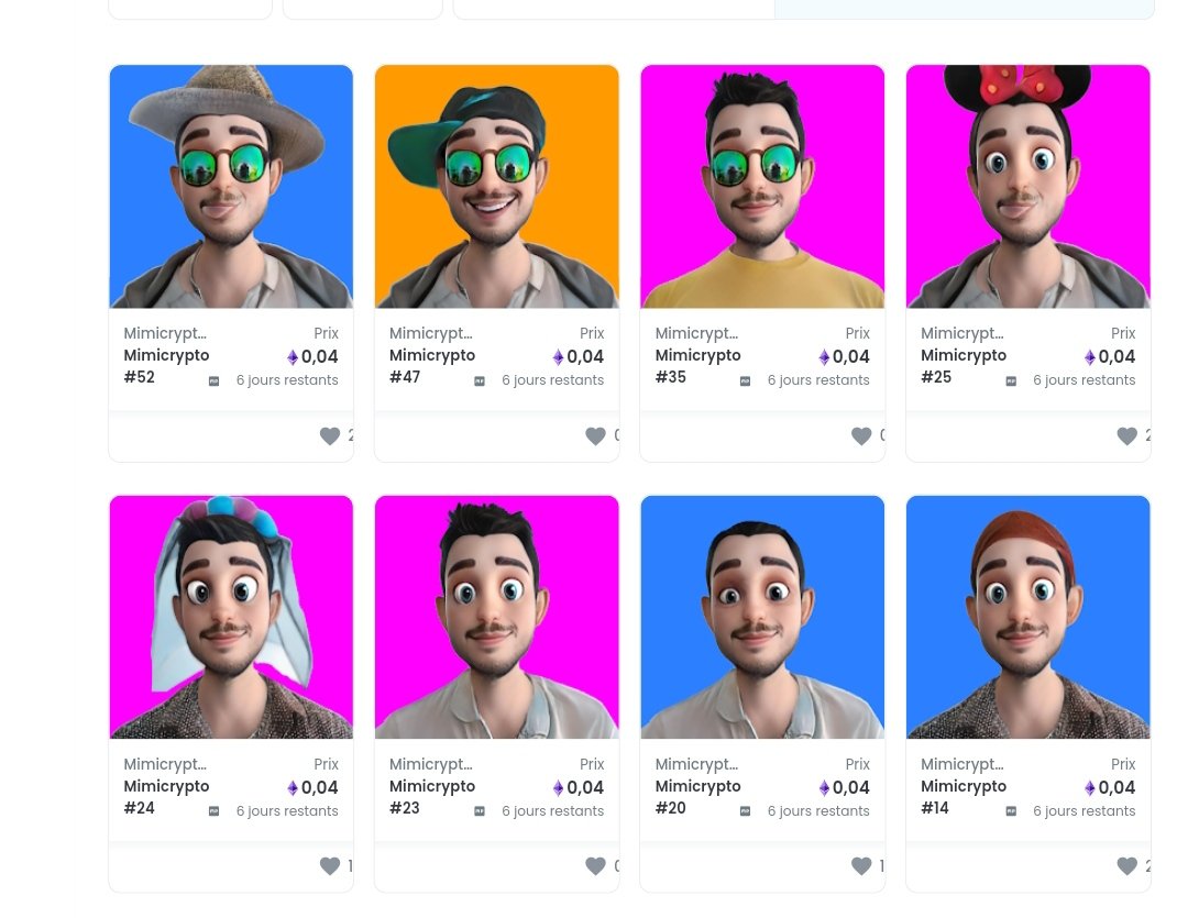 Mimicrypto🌈
Floor 0.04🎉
Link in bio🔗
Listed on OPENSEA ❤️
BE A PART OF OUR JOURNEY ❤️
#art #artwork #nft #nftart #nftcollector #nftcommunity