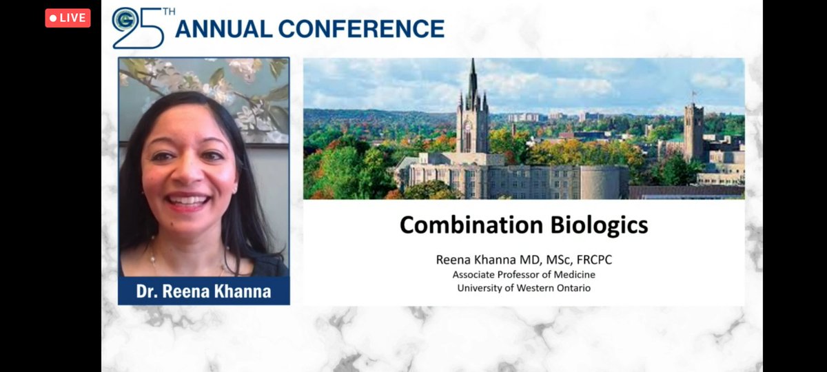 Great @westernuGI lineup so far with @vipuljairath and @ReenaKhanna159 giving great #IBD talks at #OAG25 - did they coordinate background pics ahead of time?