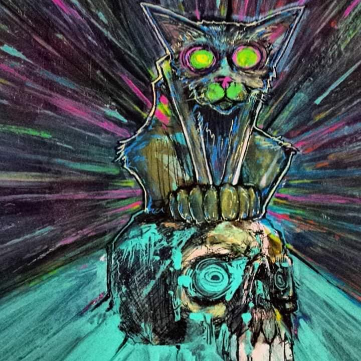 ArtistByron's tweet photo. happy #caturday from #thehorde https://t.co/Glju0tGcGF